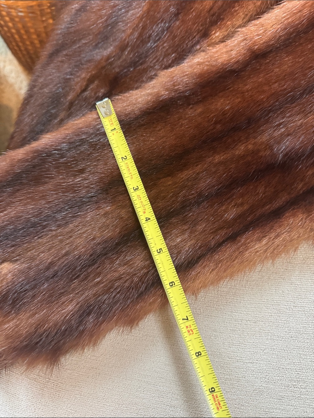 Vintage 50s 60s Mink Fur Shawl Wrap Topper Shrug - Picture 8 of 9
